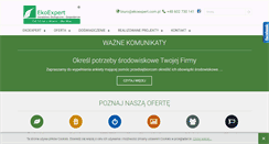 Desktop Screenshot of ekoexpert.com.pl